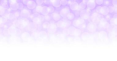 abstract purple white bokeh for background, purple soft with bokeh backgrounds banner ad, glowing purple bright shine blurred, defocused bokeh glitter purple soft color for backdrop and wallpaper vector