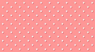 polka dot white on pink pastel soft background, pink pastel simple with polka dot white small pattern, cute polka dots for decoration backgrounds, pink soft simple for dots pattern fabric and textile vector