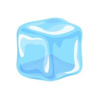 ice cube isolated on white, clip art three ice cubes, illustrations cubes transparent vector