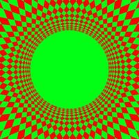 geometric art abstract red green for background, art line green red spiral optical for hypnotic wallpaper, geometry polygonal pattern with connected graphic line vector