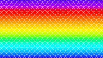 rainbow colorful gradient with mermaid pattern for background, bright rainbow mermaid pattern, bright colors or holographic for fish tail banner or invitation, underwater sea pattern for girlie party vector