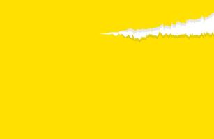 paper yellow with tear marks for banner copy space, paper rip torn yellow square background, yellow paper with edge tear, sheet paper card rip for advertising message text, notepaper memo torn vector
