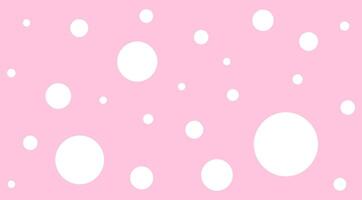 abstract white polka dot on pink pastel soft for background, polka dot white pattern cute, random scattered dots, pink soft and white polka dot pattern for confetti wallpaper vector