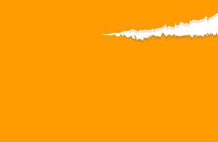 paper orange with tear marks for banner copy space, paper rip torn orange for background, orange paper with edge tear, sheet paper card rip for advertising message text, notepaper memo torn vector