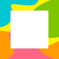 white on pastel multicolour for banner background, blob free shape multicolored for brochure, colorful blob shape for banner, multicolored blob shape for poster vector
