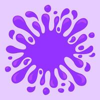 purple splash grape juice on purple background, graphic water blob pattern for design banner of vine packaging, illustration grape juice splash purple drop, water blob splash flow simple vector