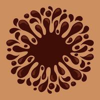 chocolate brown splash blob, drop brown liquid splash, icon splashing chocolate blob droplet, illustrations cocoa brown liquid splash shape, symbol water chocolate drop splatter flow vector