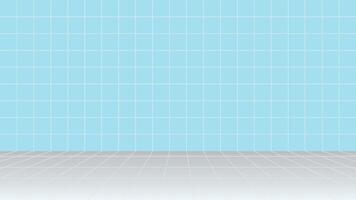wall tile ceramic for architecture background, tiled floor blue pastel color inside room, illustration wall tiles light blue soft, mosaic tile and floor empty vector