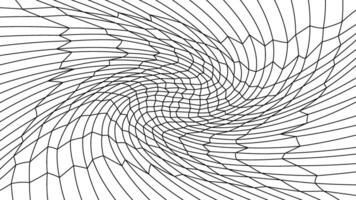wave art lines pattern abstract for background, optical line wave twirl black and white, dynamic motion curve of lines flowing wave, lines wave shaped array of blended points illusion vector