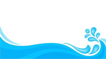 water drop splash isolated on banner white background, splash of water for element banner, water drop splatter simple for songkran festival copy space, splash water drop symbol for graphics ad design vector