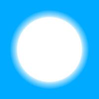 circle shape simple edges blur for banner blue background, round frame blurred edges white for copy space, blue background with empty white for message, blank white on blue space for text banner ad vector