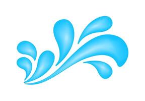 water drop splash, splash of water for element logo and icon, water drop splatter simple image for banner songkran festival, splash water drop symbol graphic vector