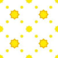 star seamless pattern on white, star shape geometric and repeat pattern vector
