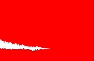 paper red with tear marks for banner copy space, paper rip torn red square background, red paper with edge tear, sheet paper card rip for advertising message text, red notepaper memo torn vector
