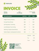 Gardener Theme Invoice Template
