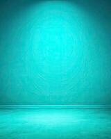 Underwater view with a calming turquoise gradient. photo