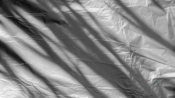 Crumpled Metallic Surface with Shadow Play photo