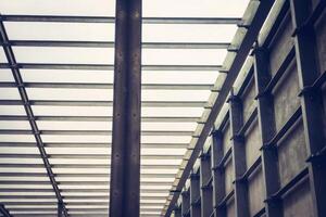 Modern Architecture with Metal and Glass Structures photo