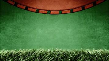 Textured Green Background with Grass Border for Design Projects photo