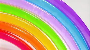 Colorful Abstract Design Featuring Bright Rainbow Stripes photo