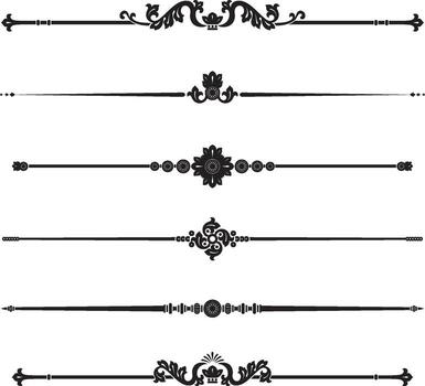 Page Rule Set Design Elements vector