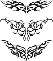 Tattoo Set, Abstract Wing vector