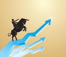 Strong Bull Line Graph Concept vector