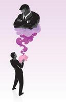 Genie Business Wish Concept vector