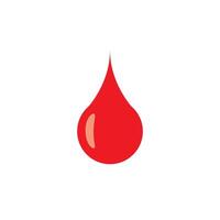 drop blood icon in trendy flat design vector