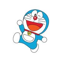 Cute Doraemon Cat vector