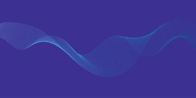 Abstract Flowing Waves Banner Modern Fluid Design Background vector