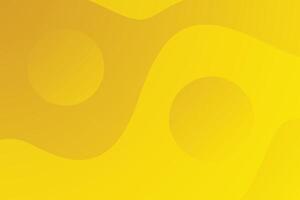 Modern Abstract geometric shapes background. Minimal shapes composition. Quiet and simple yellow backdrop. vector