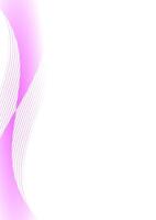 Abstract pink and white wavy background with curved lines vector
