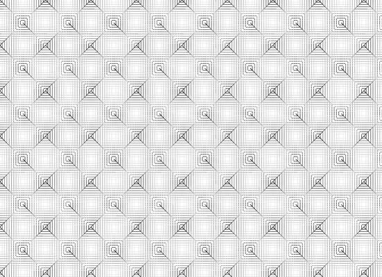 Geometric pattern with hexagonal grid and intricate line design