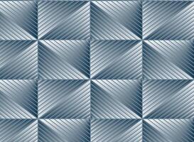 Abstract metallic geometric pattern with symmetrical diagonal lines vector