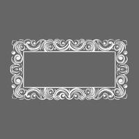 An elegant vintage frame in a hand-painted style. Includes floral wreaths, ornate baroque borders and classic decorative templates. Perfect for invitations, labels, certificates, greeting cards vector