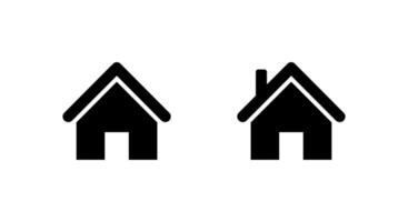 Home, homepage icon in generic design. Address, house sign symbol vector