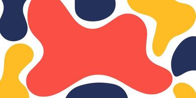 a colorful abstract pattern with red, yellow and blue shapes vector