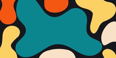 a colorful abstract pattern with shapes vector