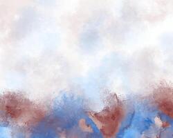 Mixed watercolor splotches for an artistic background. vector