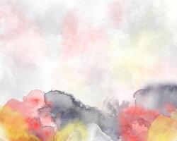 Pastel watercolor blends creating a soft, flowing backdrop. vector