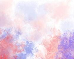 Abstract and colorful watercolor splotches blending vector