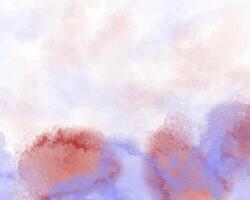 Layered watercolor art with soft and bold tones. vector