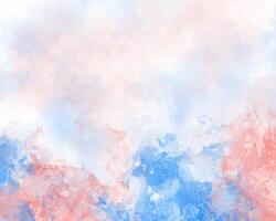 Dreamy watercolor splashes in rich colors for backdrop vector