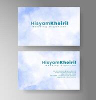 Subdued watercolor patterns with crisp fonts vector