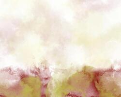 Gentle brush strokes of watercolor creating a lively design. vector