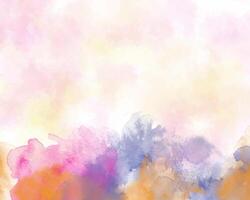 Colorful watercolor layers for artistic background effect. vector