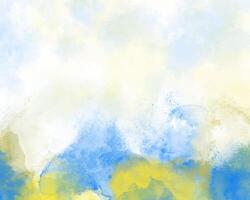 Abstract watercolor shapes merging in a colorful swirl. vector