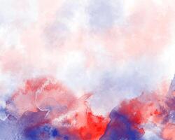 Abstract watercolor art creating depth with rich hues. vector