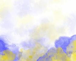 Abstract expression of watercolor in dynamic, bright colors. vector